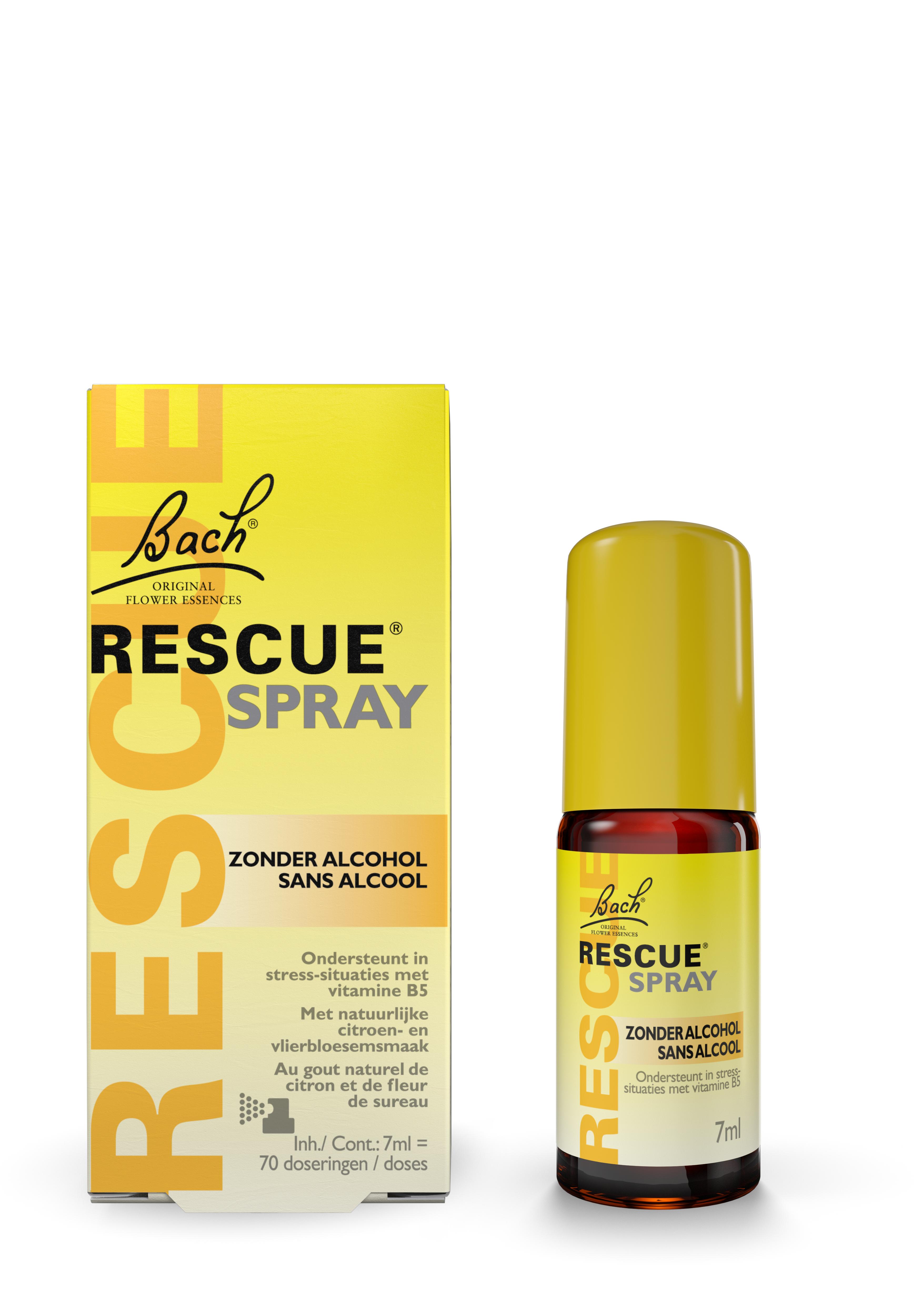 BACH RESCUE SPRAY ZONDER ALCOHOL