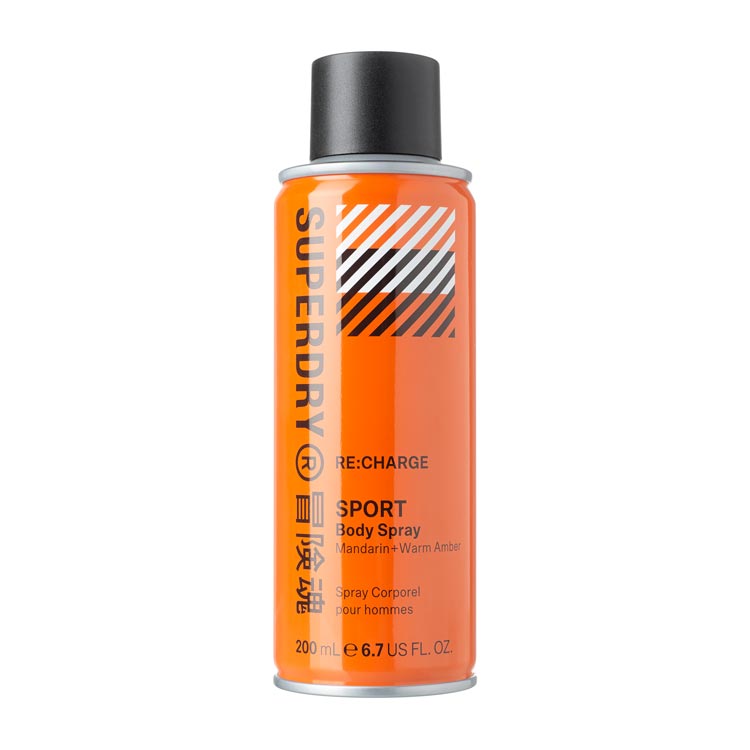 SUPER DRYSPORT RE:CHARGE BODYSPRAY
