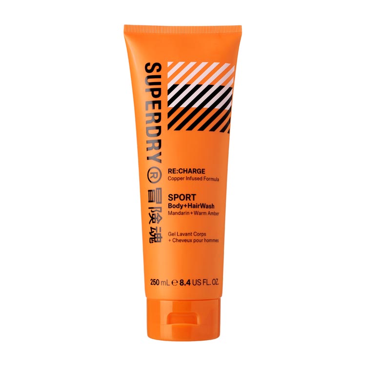 SUPER DRYSPORT RE:CHARGE BODY   HAIR WASH
