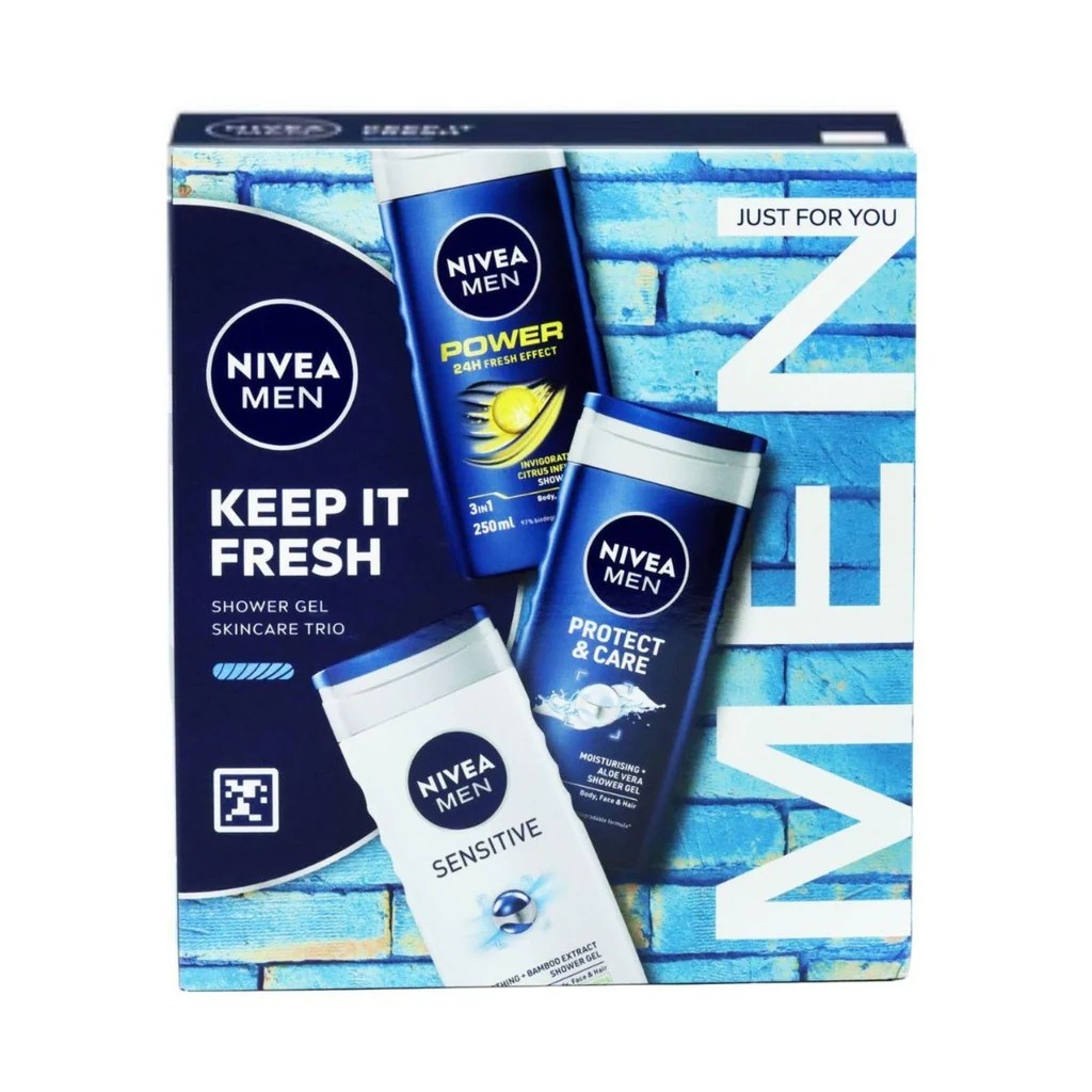 GVPH NIVEA MEN KEEP IT FRESH 3X DOUCHE GEL 250 ML