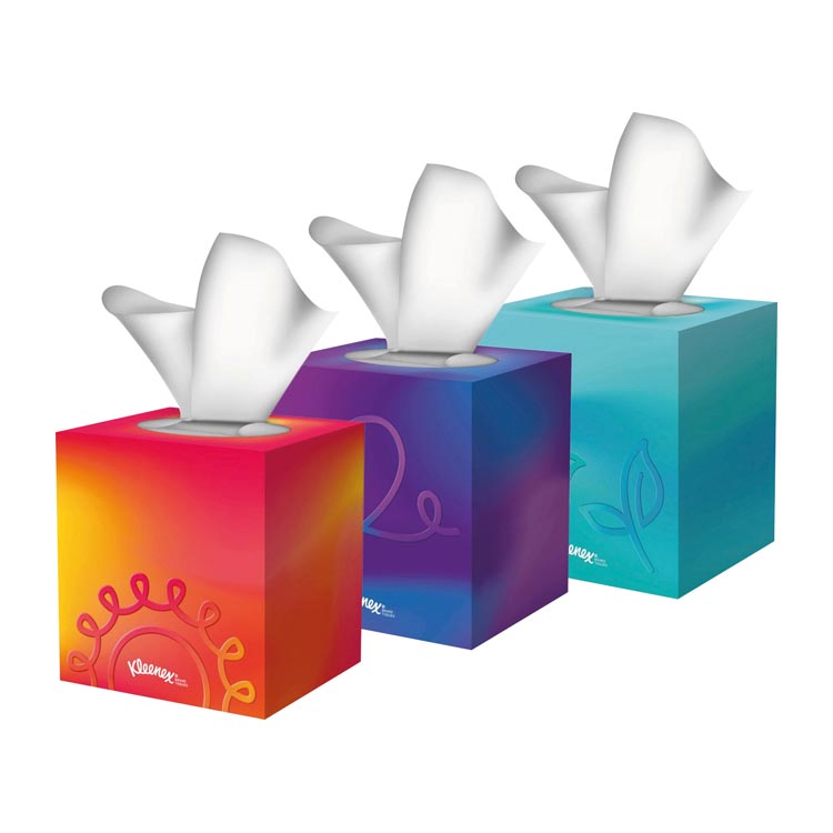 KLEENEX TISSUES COLLECTION BOX