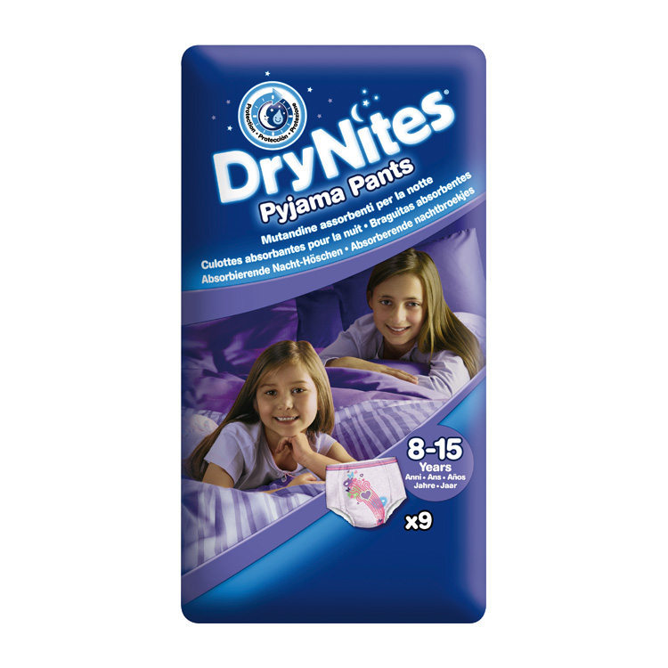 HUGGIES DRYNITES LARGE GIRL 8-15 JAAR