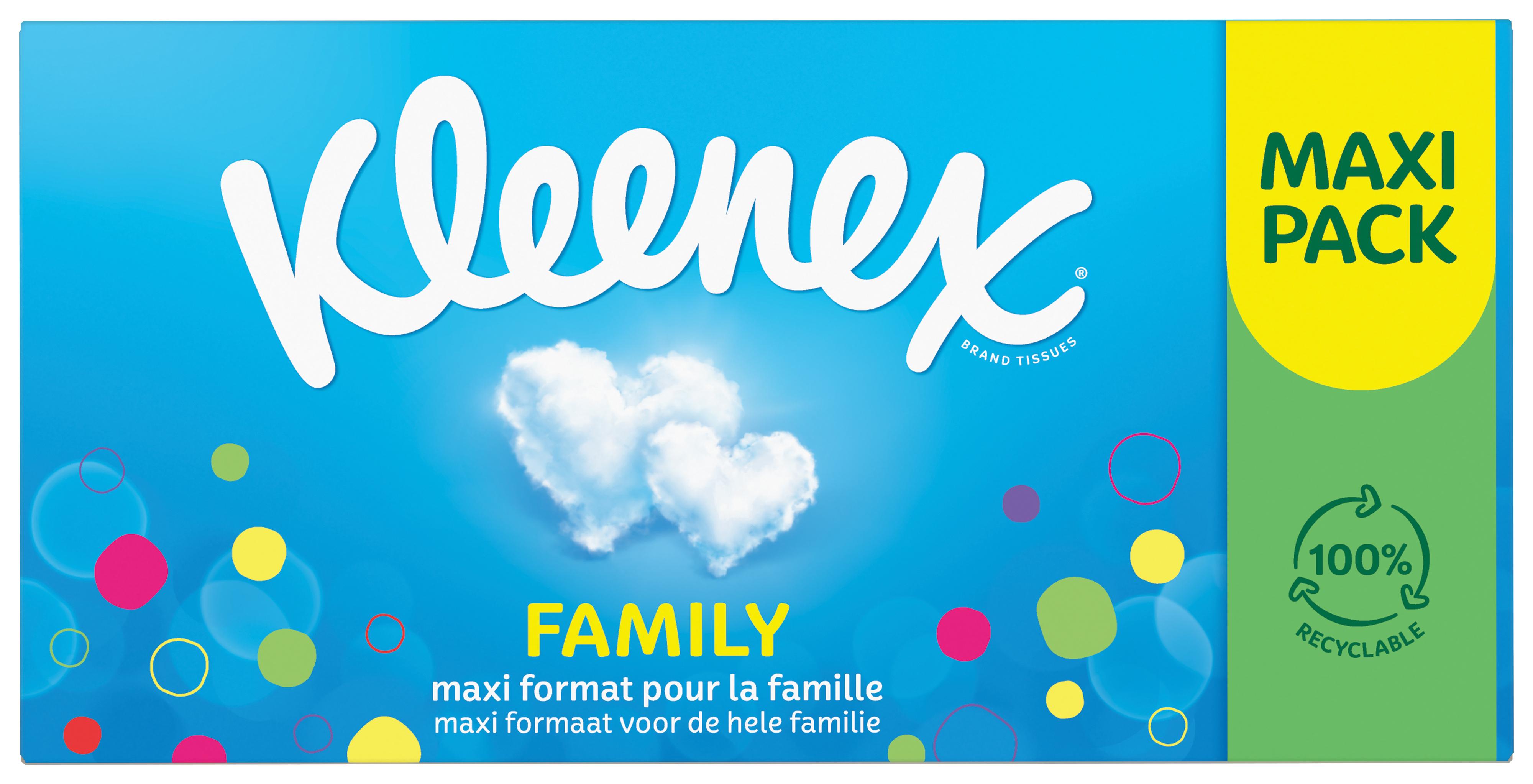 KLEENEX TISSUES ORIGINAL FAMILY