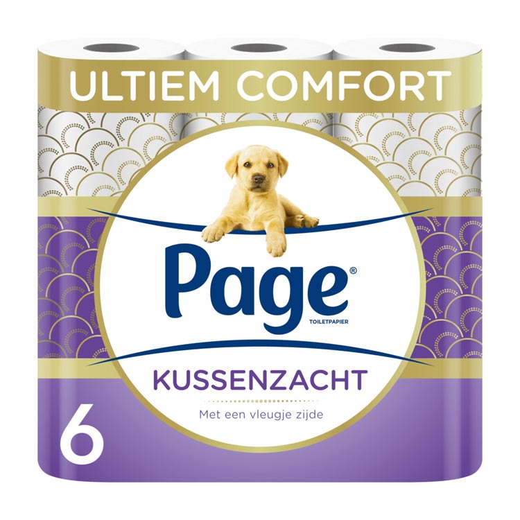 PAGE TOILETPAPIER KUSSENZACHT 6 ROL