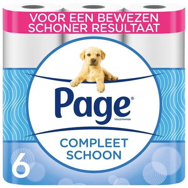 PAGE TOILETPAPIER COMPLEET SCHOON 6 ROL