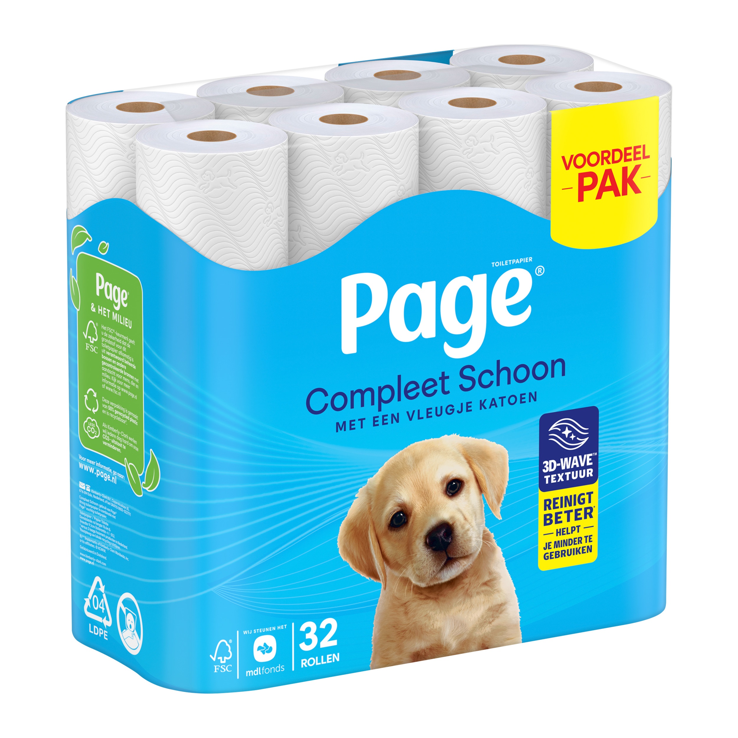 PAGE TOILETPAPIER COMPLEET SCHOON 32 ROL