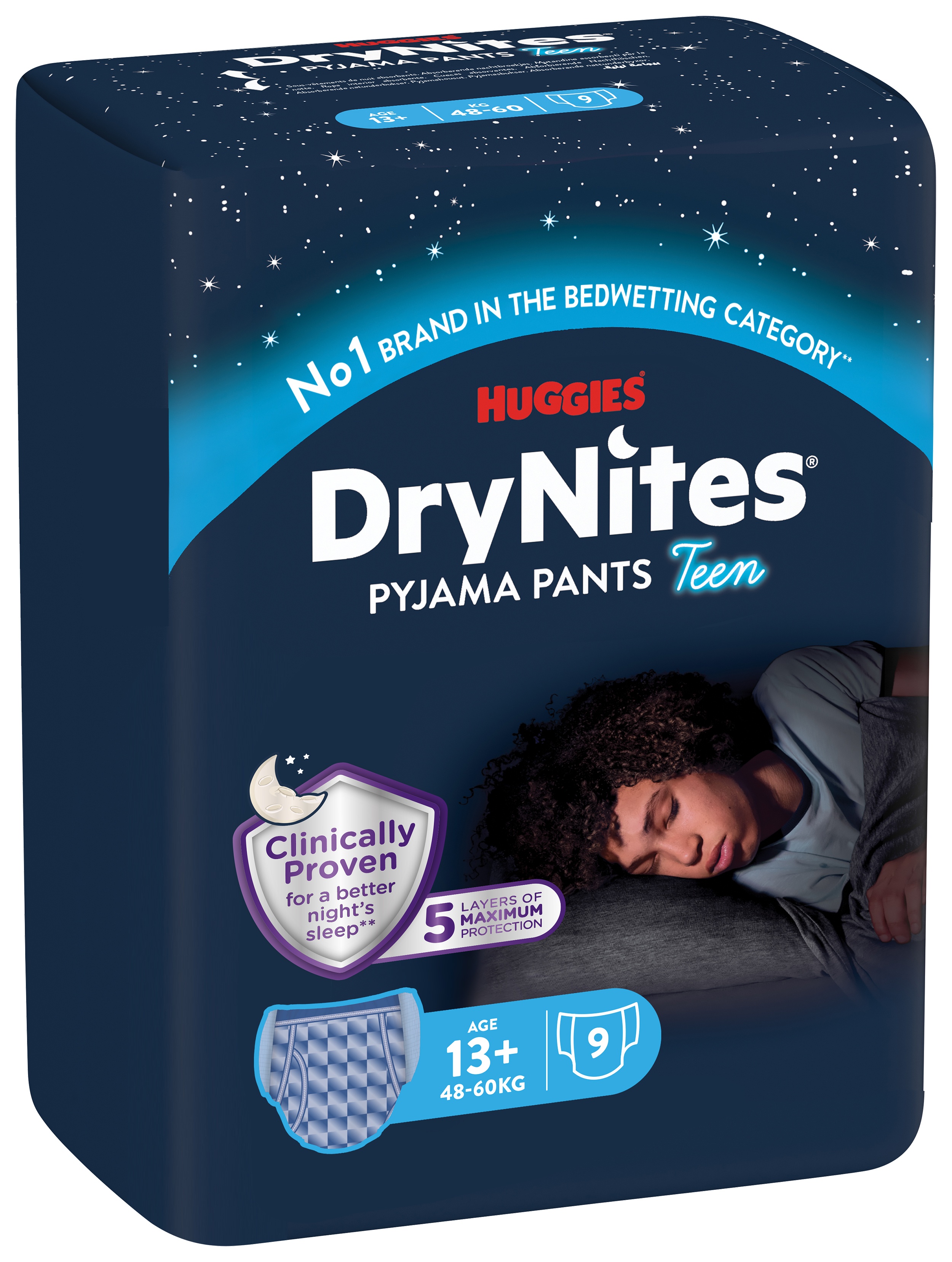 HUGGIES DRYNITES TEENS BOY 13  JAAR