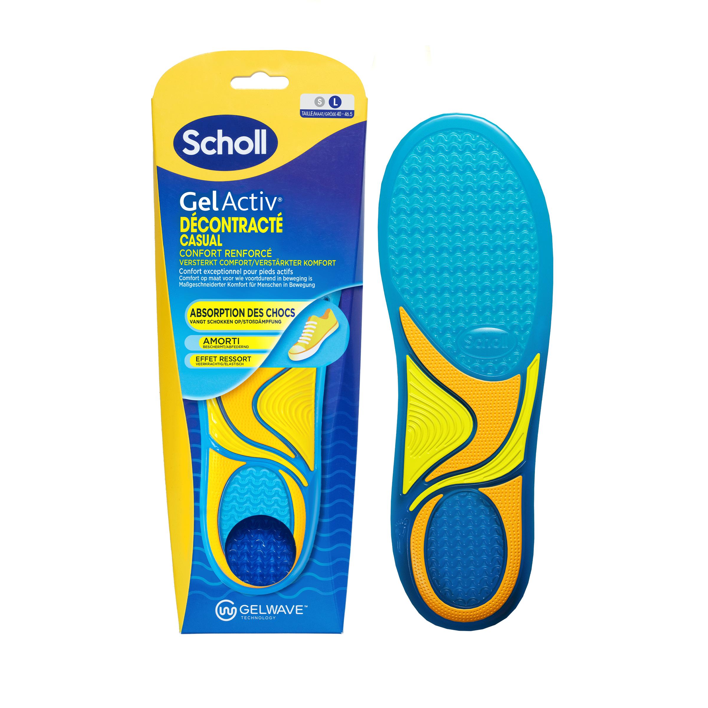 SCHOLL ACTIVGEL CASUAL VOETZOLEN L MAAT 41-46