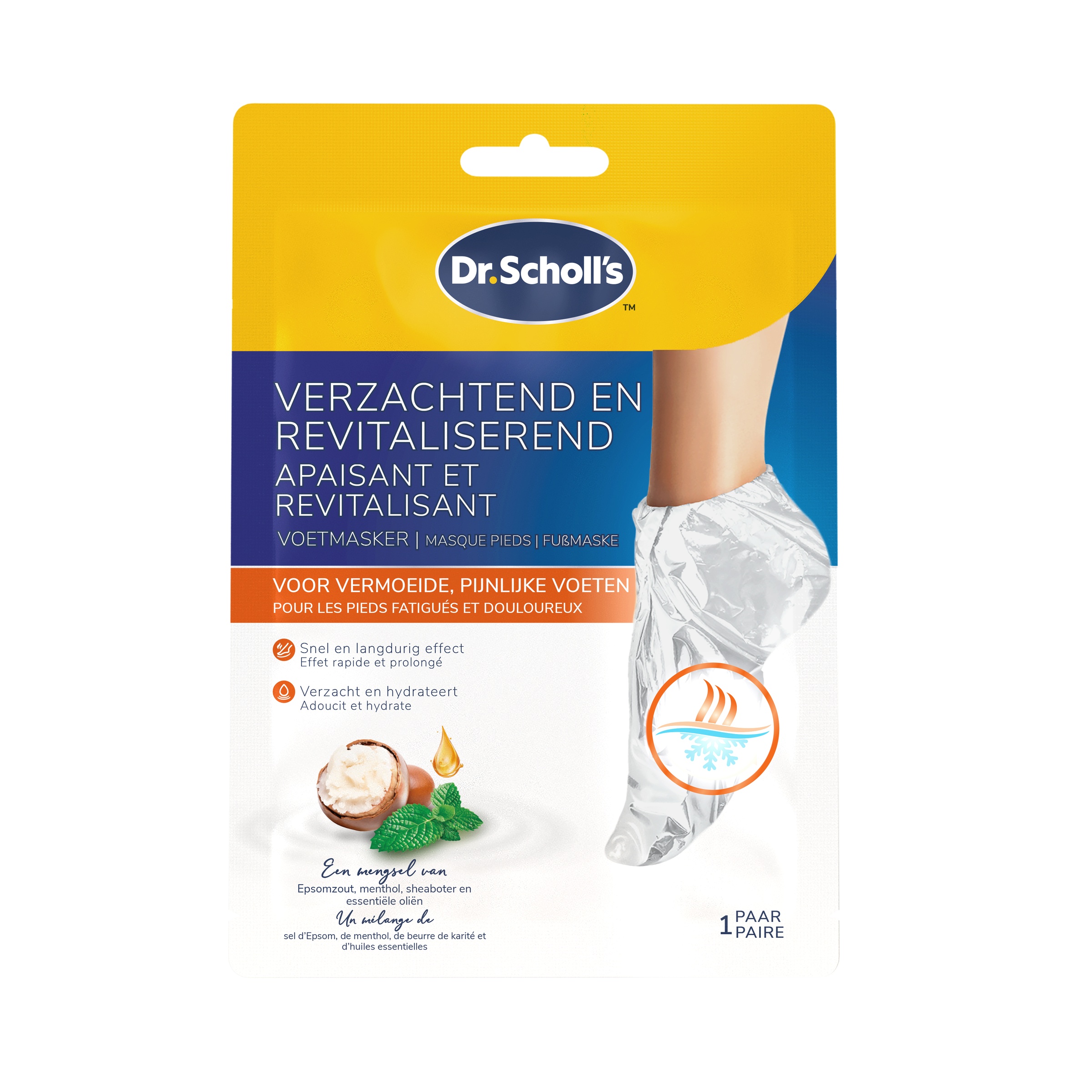 SCHOLL EXPERT CARE VOETMASKER REVITALISEREND