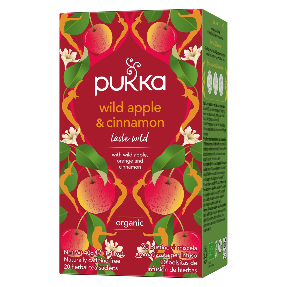 PUKKA THEE WILD APPLE   CINNAMON -NL-BIO-01