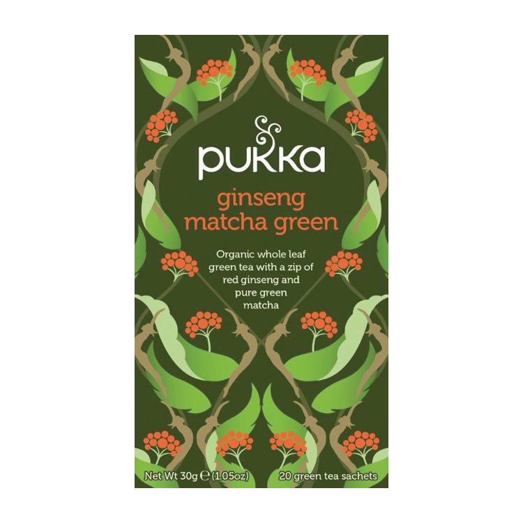 PUKKA THEE GINSENG MATCHA GREEN -NL-BIO-01