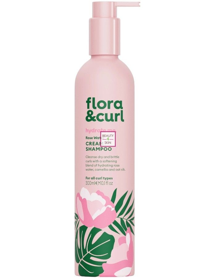 FLORA   CURL CREAM SHAMPOO ROSE WATER