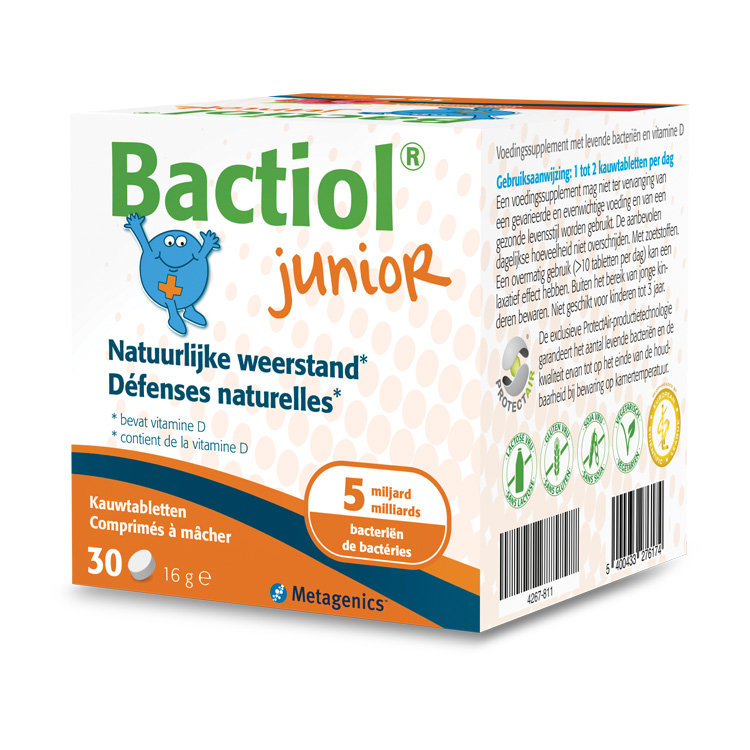 METAGENICS BACTIOL JUNIOR KAUWTBL
