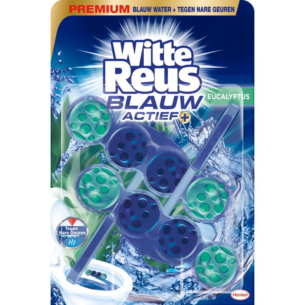WITTE REUS WC BLOK BLAUW ACTIEF HYGIENE EUCALYPTUS