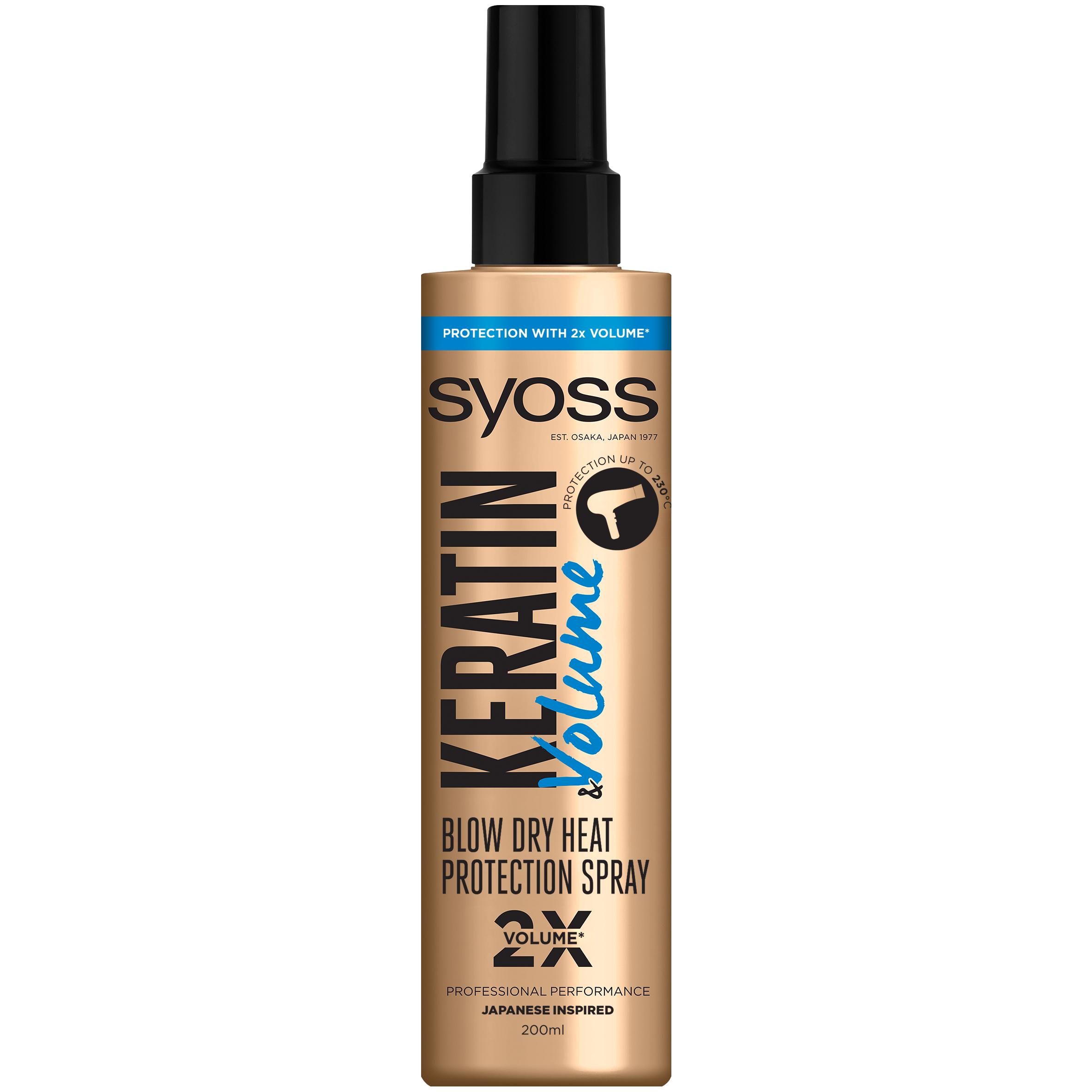 SYOSS STYL STYLING-SPRAY VOLUME HEAT PROTECT KERATINE