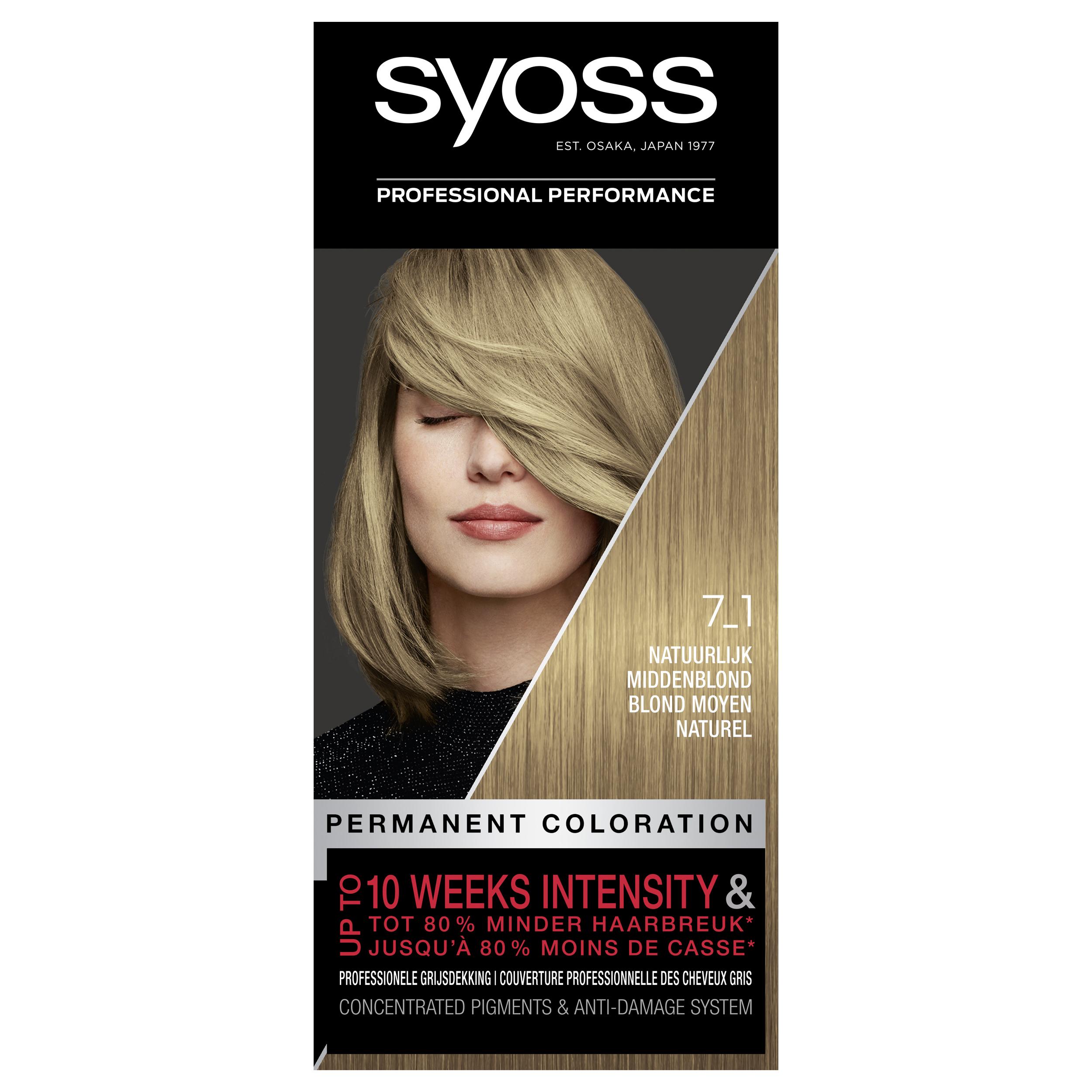 SYOSS COLOR XTREME 7-1 NATUURLIJK MEDIUM BLOND