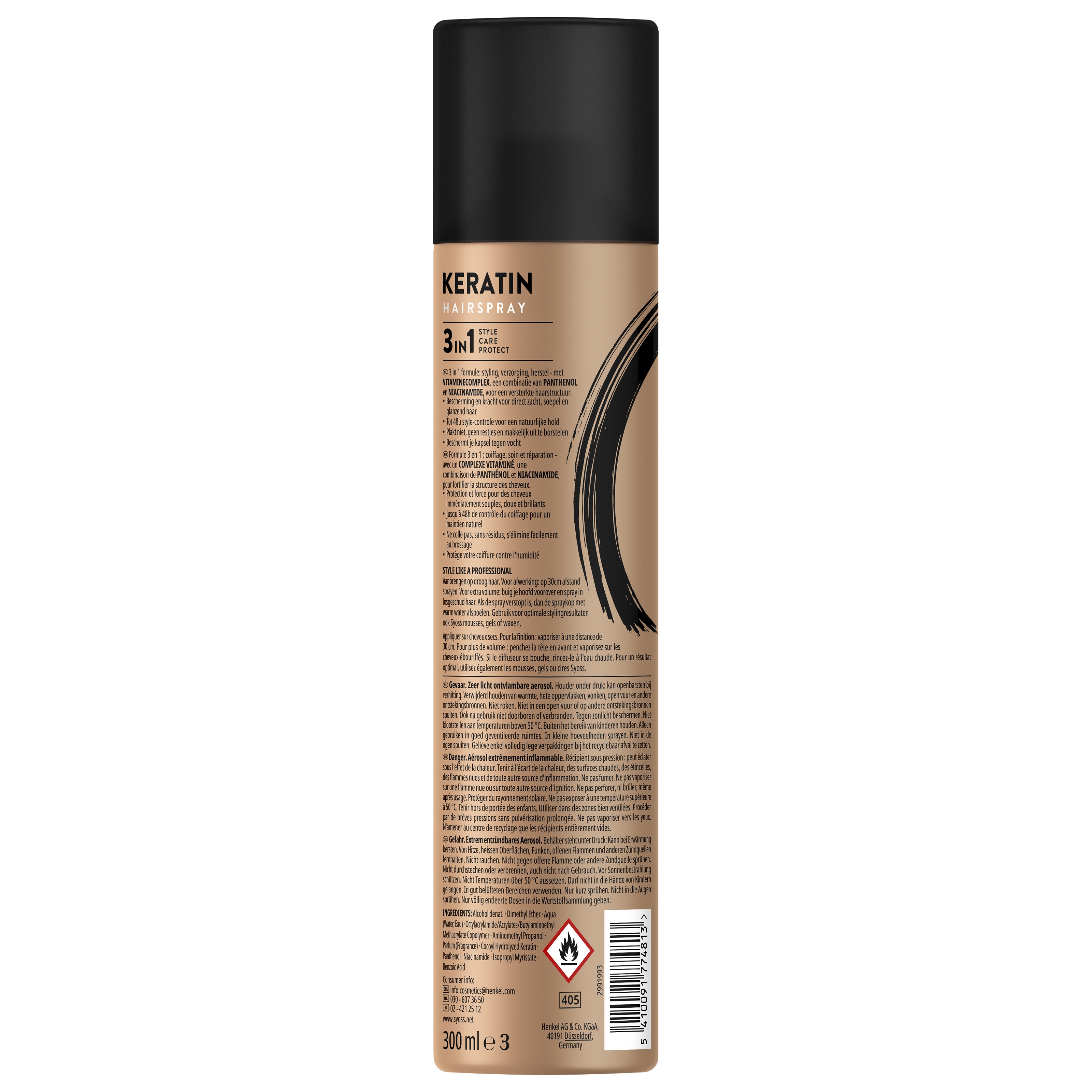 SYOSS HAIRSPRAY KERATIN