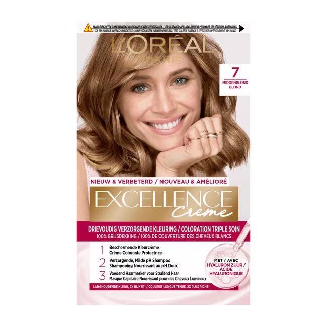 LOREAL PARIS EXCELLENCE CREME 7 MIDDENBLOND