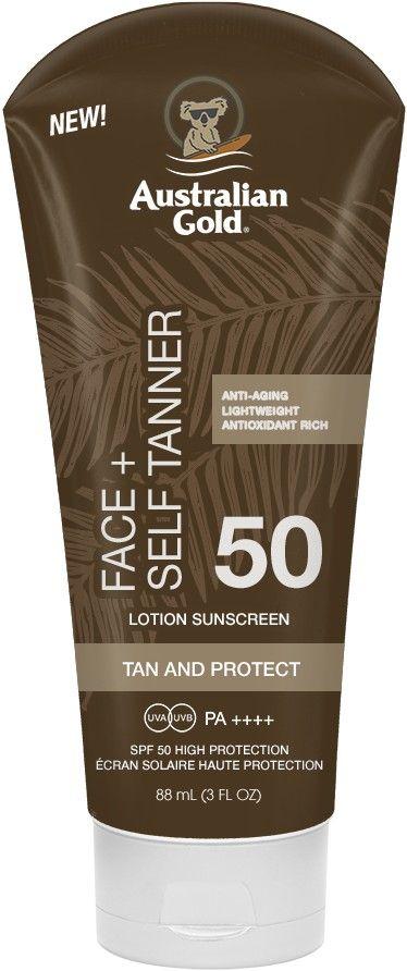 AUSTRALIAN GOLD FACE SPF50   SELF TANNER