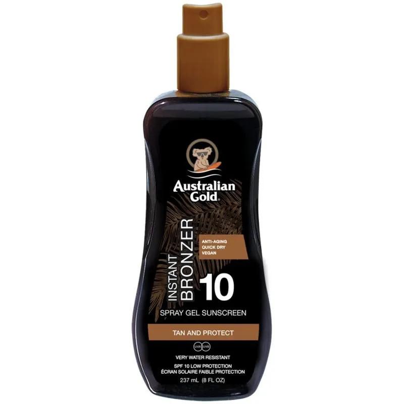 AUSTRALIAN GOLD SPRAY GEL MET BRONZER SPF 10