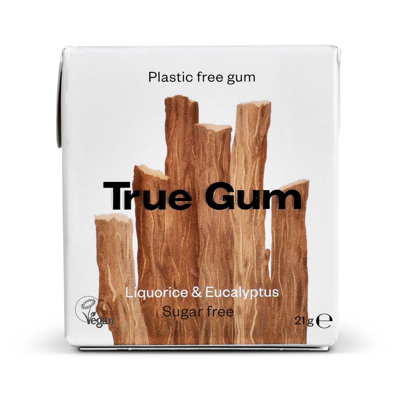 TRUE GUM LIQUORICE   EUCALYPTUS SUGARFREE