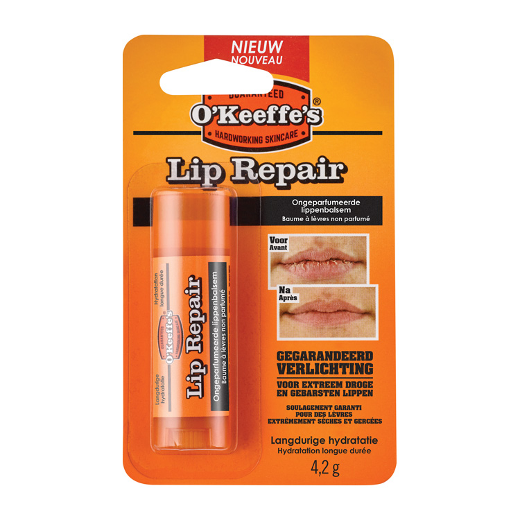 O'KEEFFE'S LIP REPAIR ONGEPARFUMEERD BLISTER