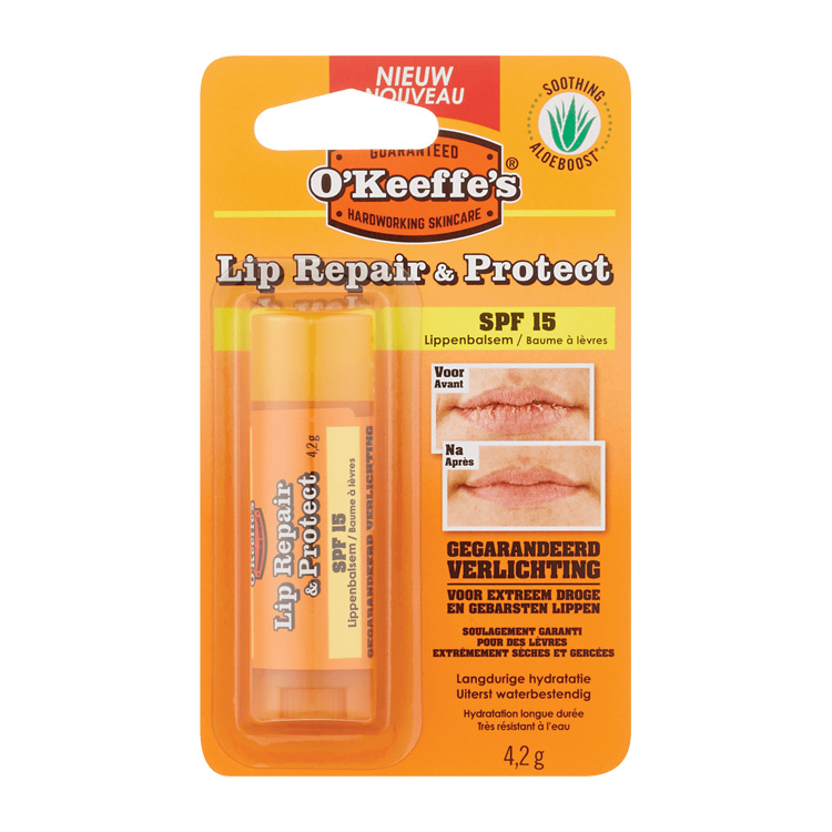 O'KEEFFE'S LIP REPAIR   PROTECT SPF15 BLISTER