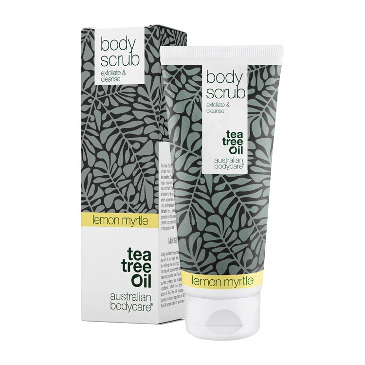 AUSTRALIAN BODYCARE BODY SCRUB LEMON MYRTLE TEA TREE OIL