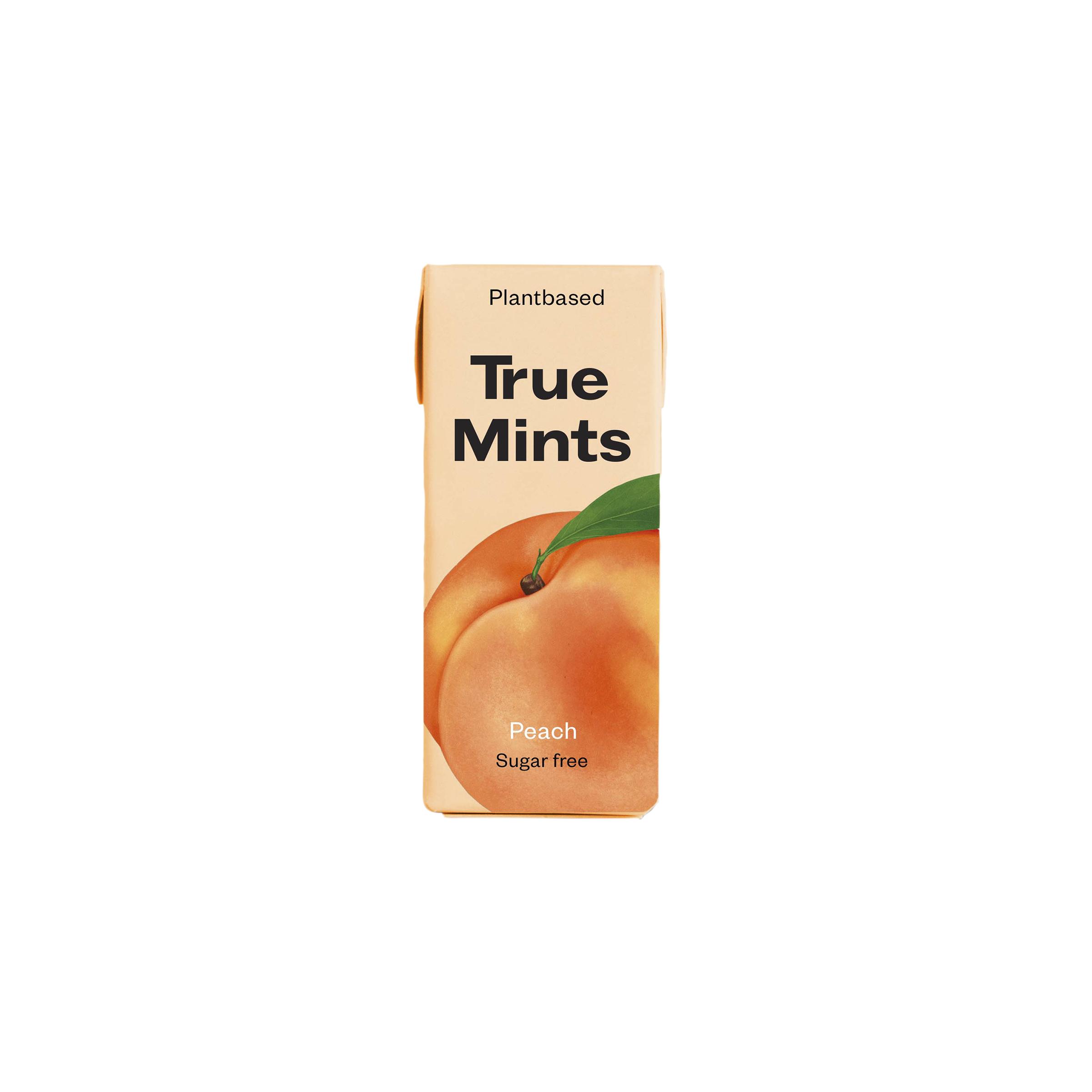 TRUE MINTS PEACH SUGARFREE