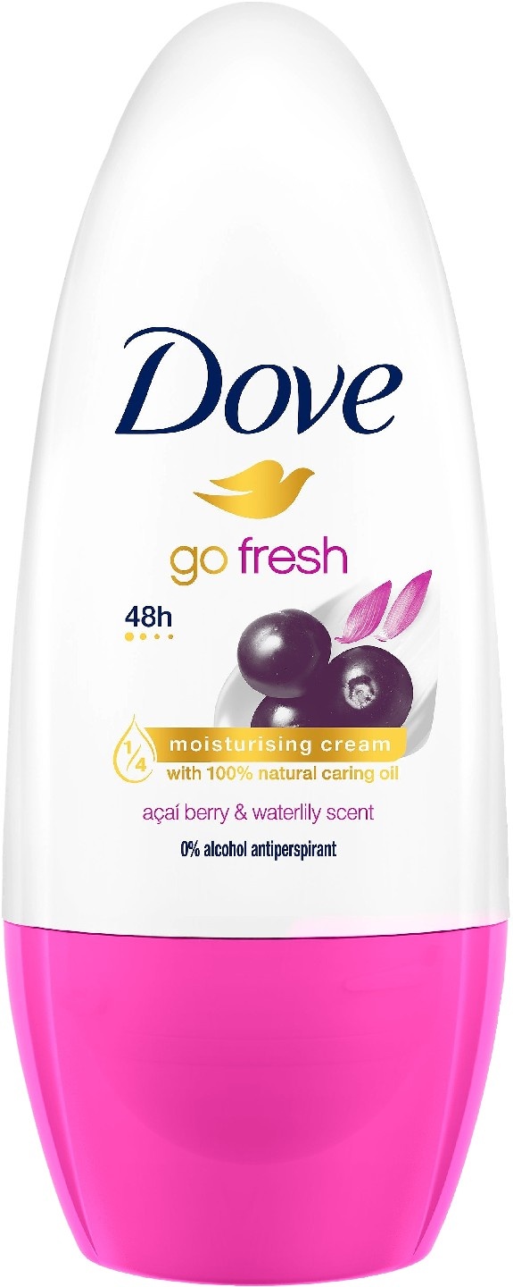 DOVE DEOROLLER GO FRESH ACAI   WATERLILY
