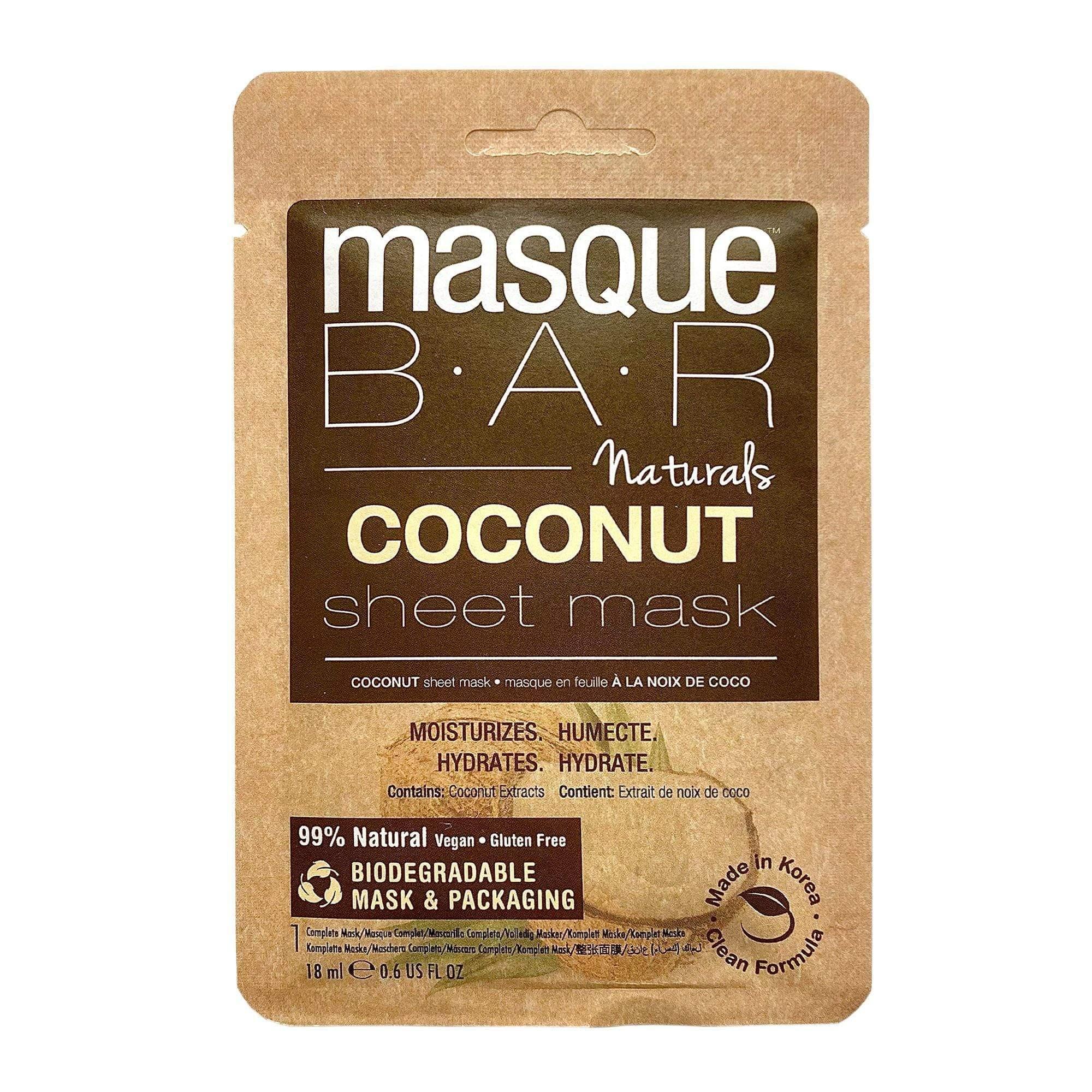 MASQUEBAR MASK SHEET NATURALS COCONUT