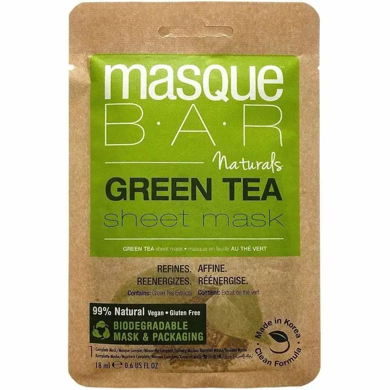 MASQUEBAR MASK SHEET NATURALS GREEN TEA