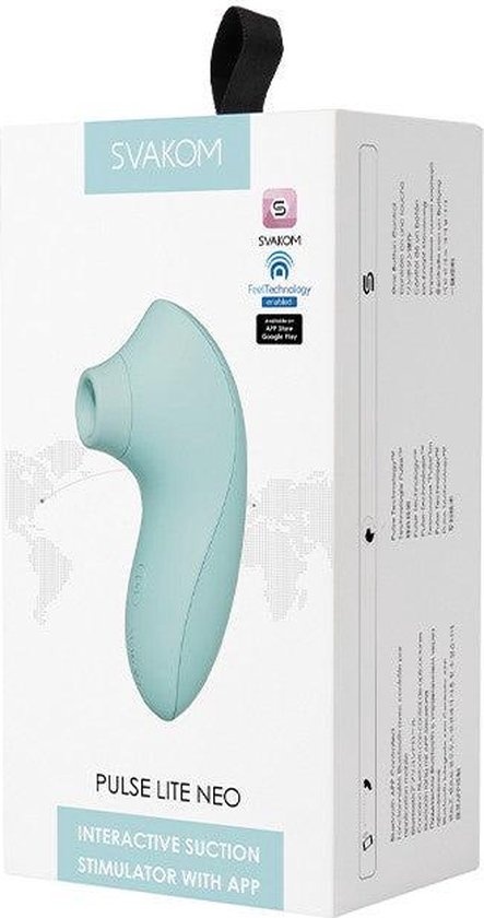 SVAKOM PULSE LITE NEO LUCHTDRUK VIBRATOR MET APP BEDIENING MINT