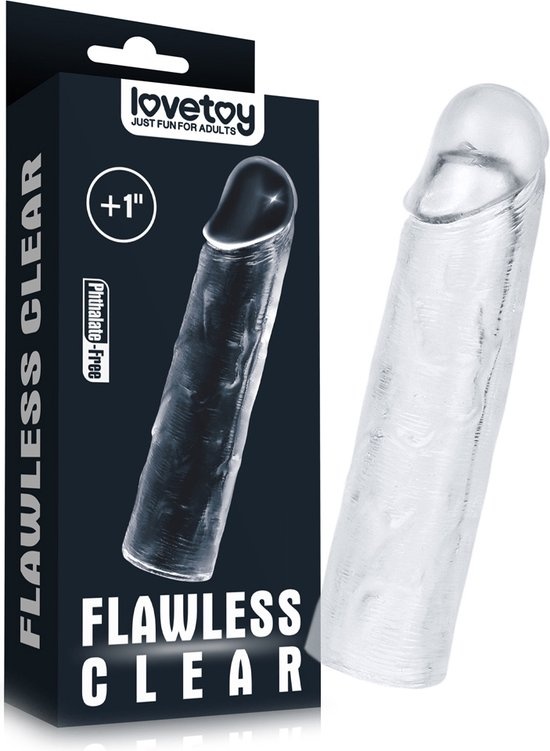 LOVETOY FLAWLESS CLEAR PENIS SLEEVE  2.5 CM