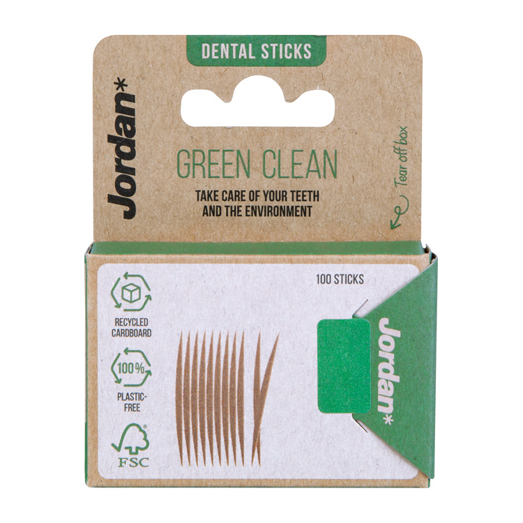 JORDAN TANDENSTOKERS GREEN CLEAN DUN
