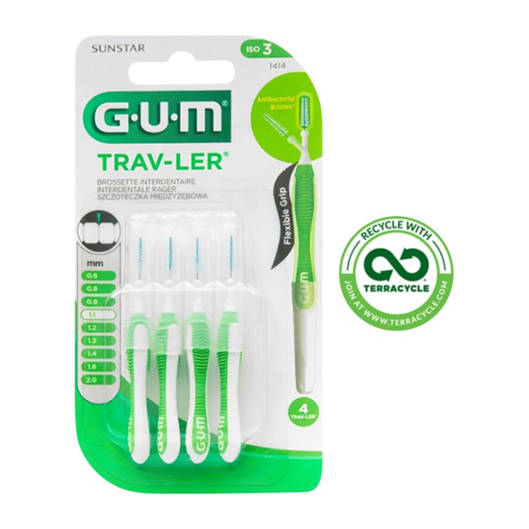 GUM RAGERS TRAV-LER GROEN  1.1MM 1414