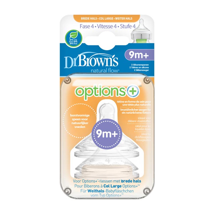 DR. BROWNS OPTIONS  SPEEN FASE 4 BREDE HALS