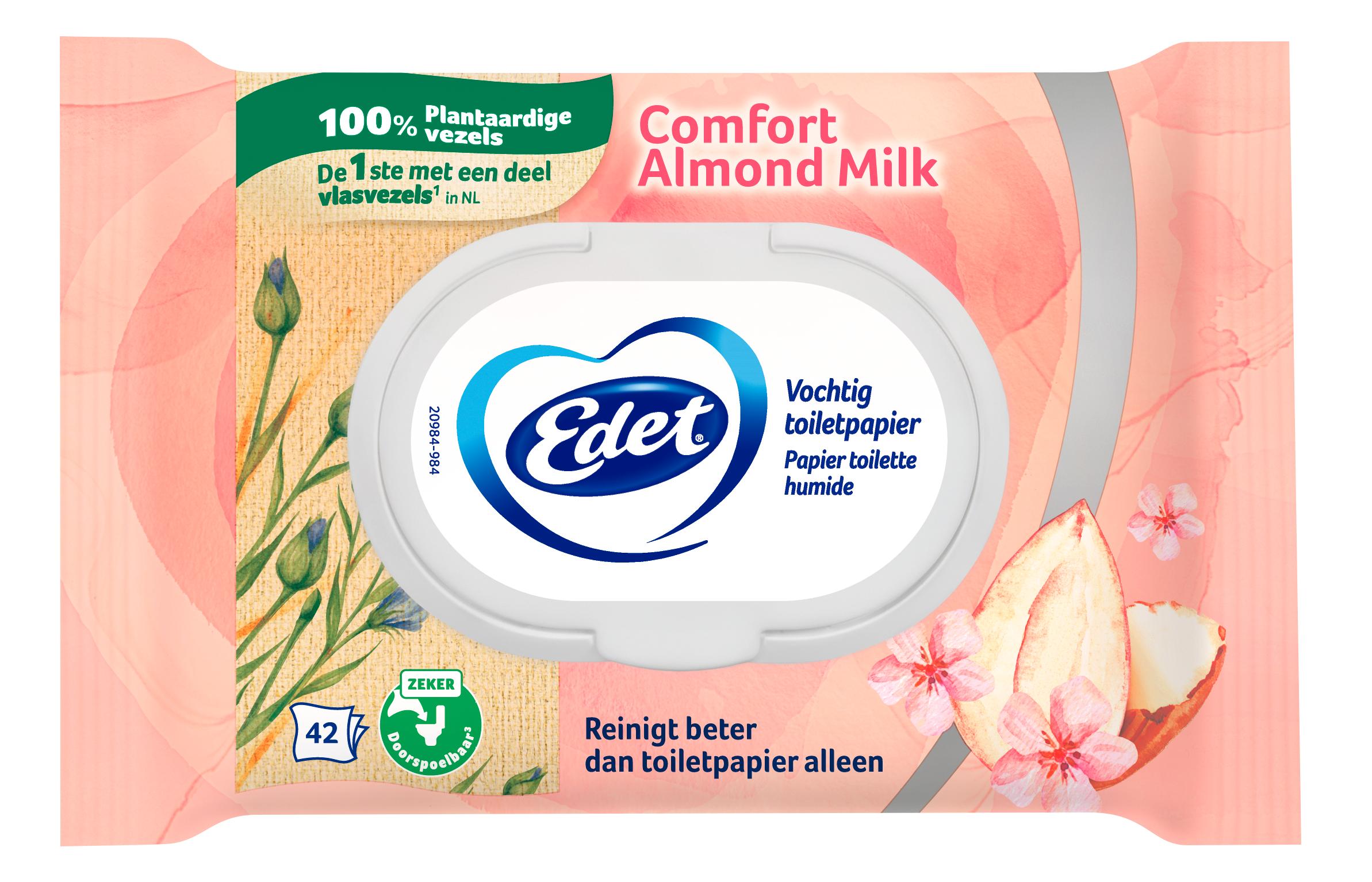 EDET VOCHTIG TOILET AMANDEL