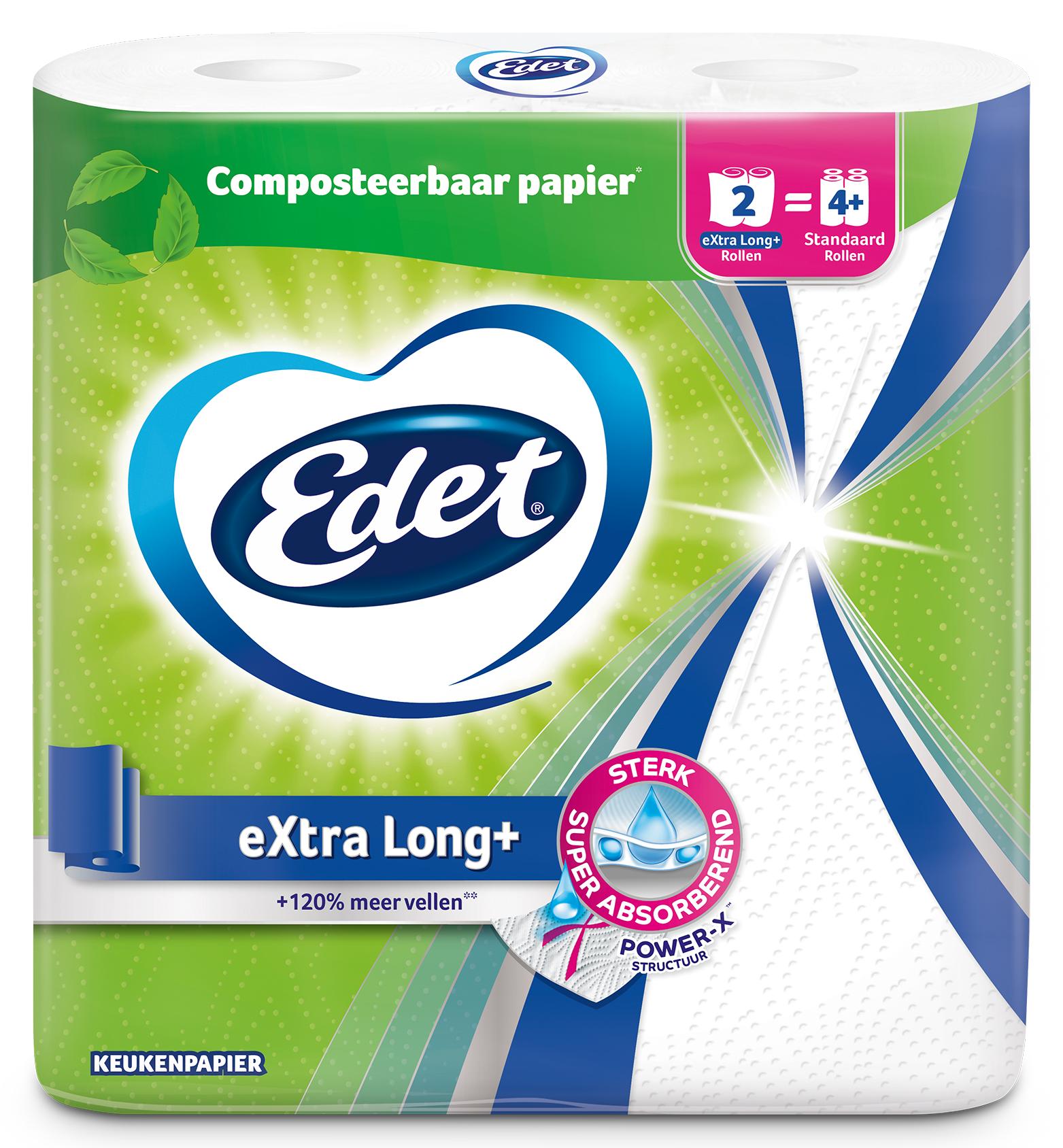 EDET KEUKENROLLEN EXTRA LANG 2 ROL