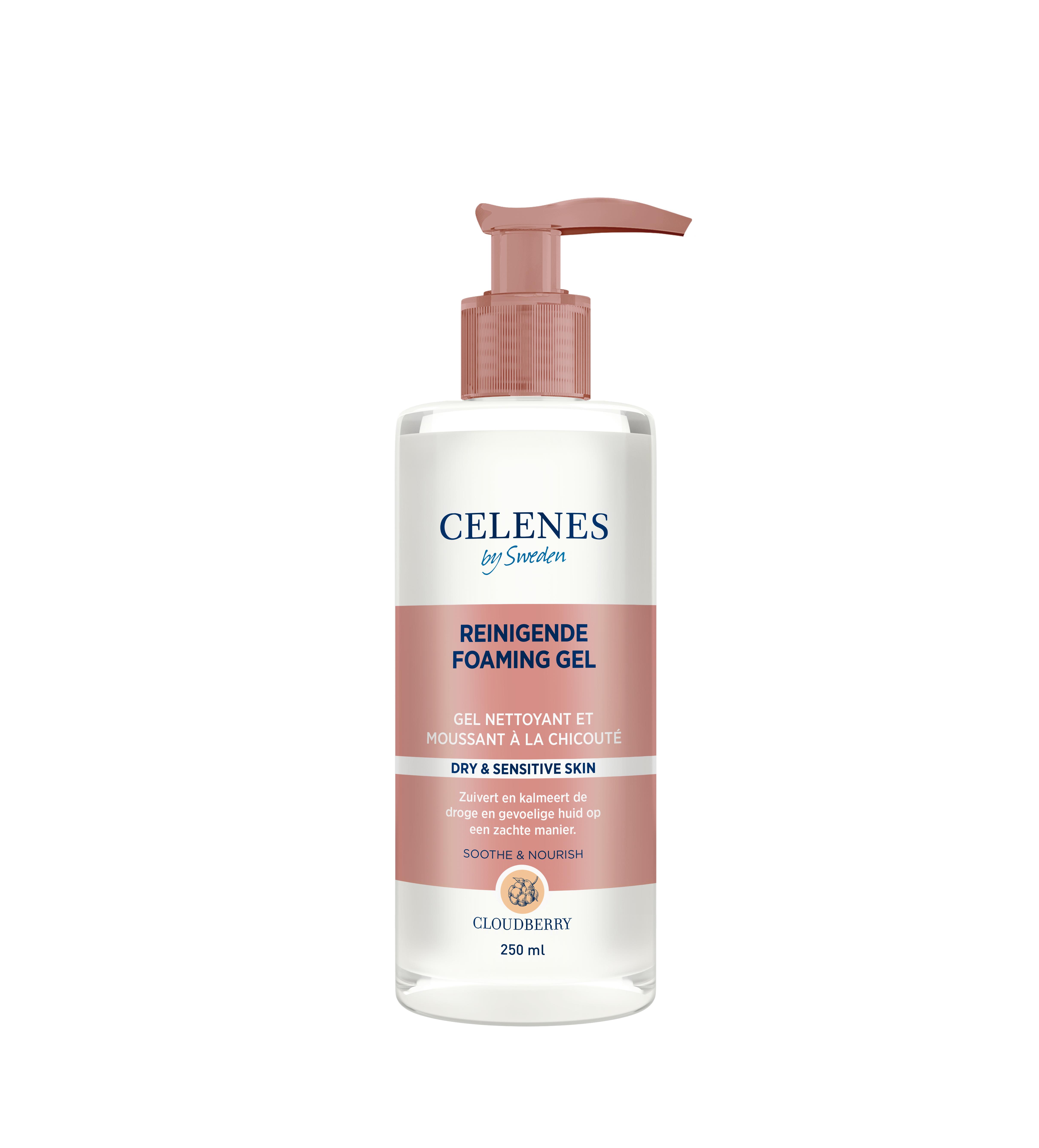 CELENES CLOUDBERRY CLEANSING   FOAMING GEL DRY/SENSITIVE SKIN