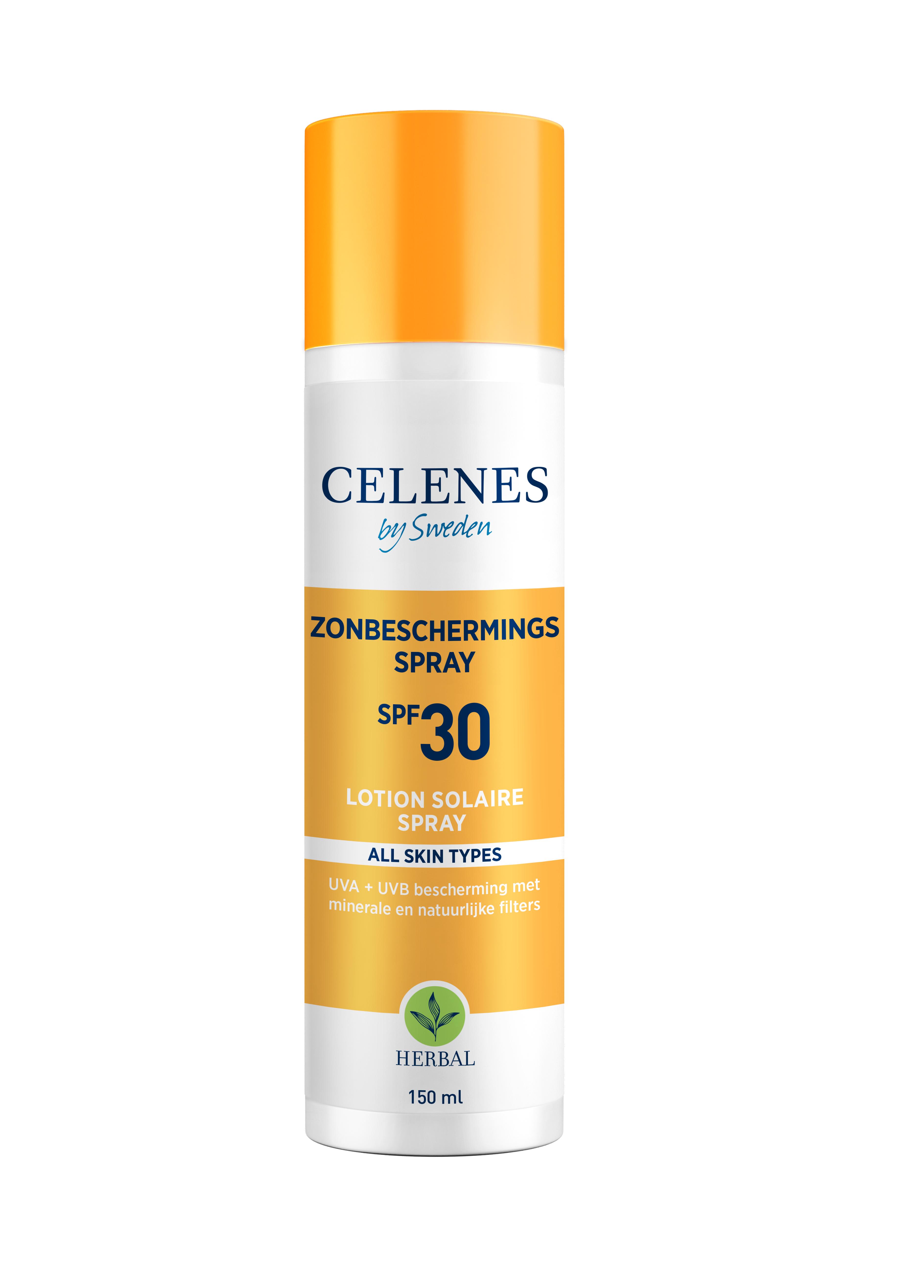 CELENES HERBAL SUNSCREEN SPRAY LOTION SPF 30  ALL SKIN TYPE