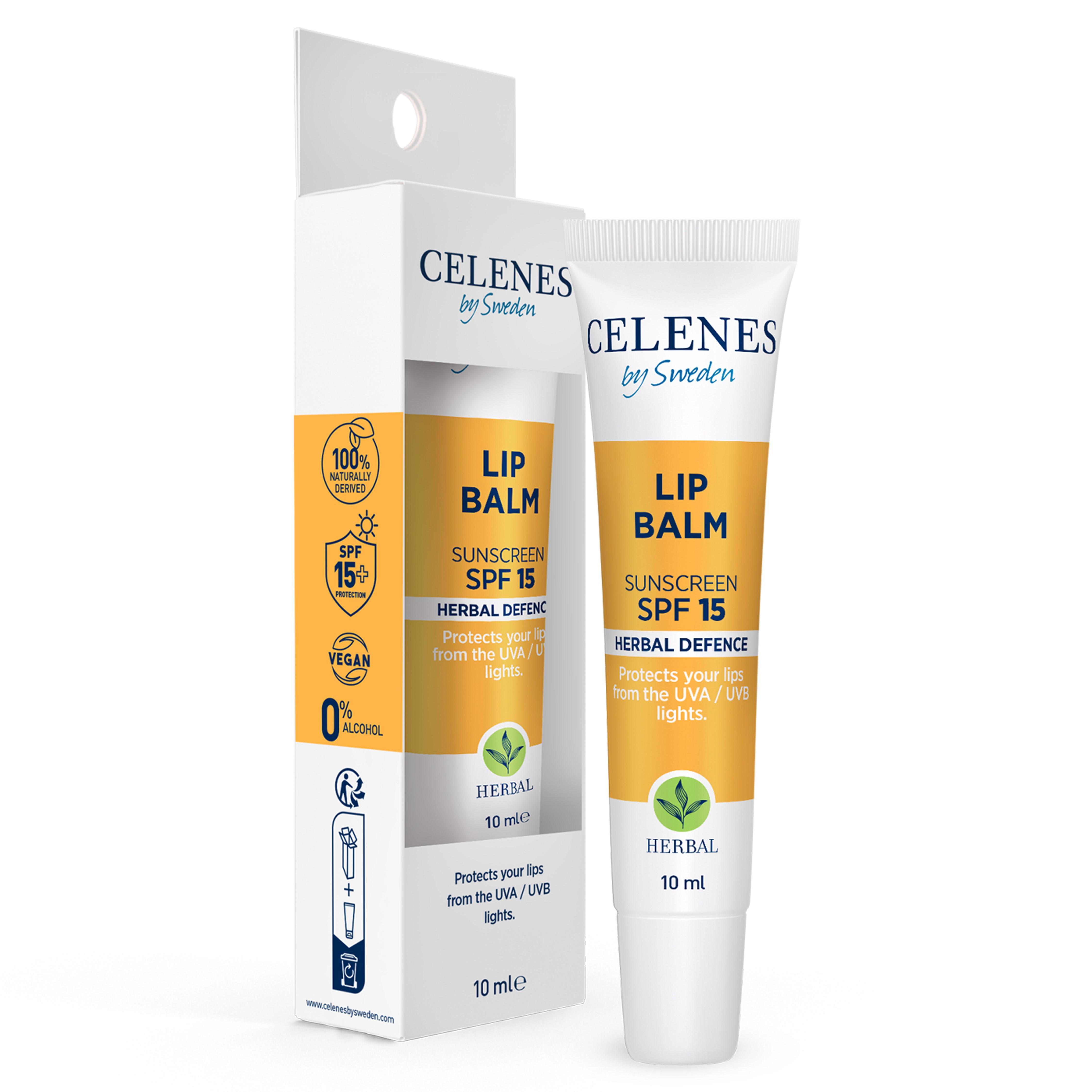 CELENES HERBAL LIP BALM SPF 15