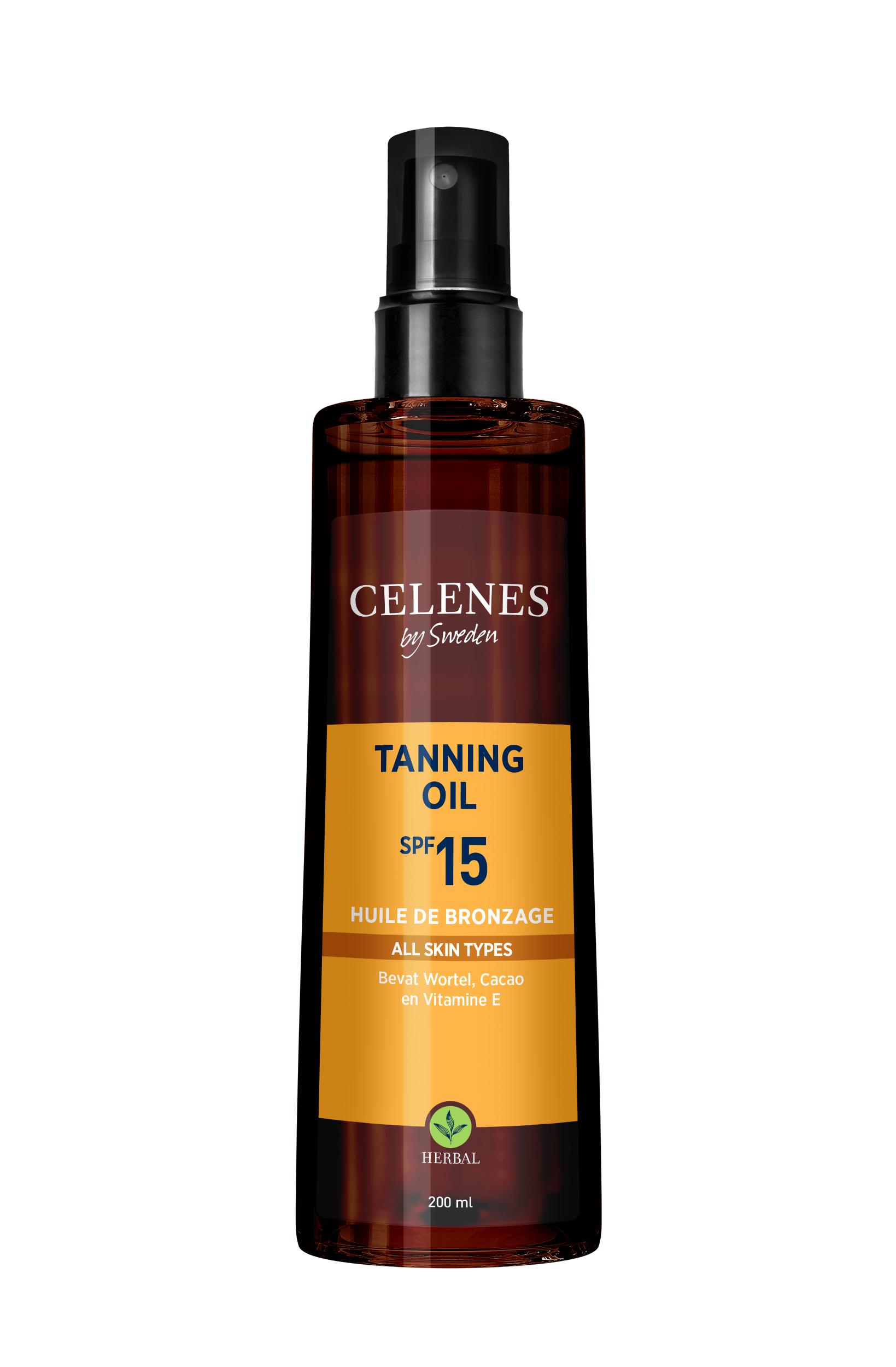 CELENES HERBAL TANNING OIL ALL SKIN TYPE SPF 15