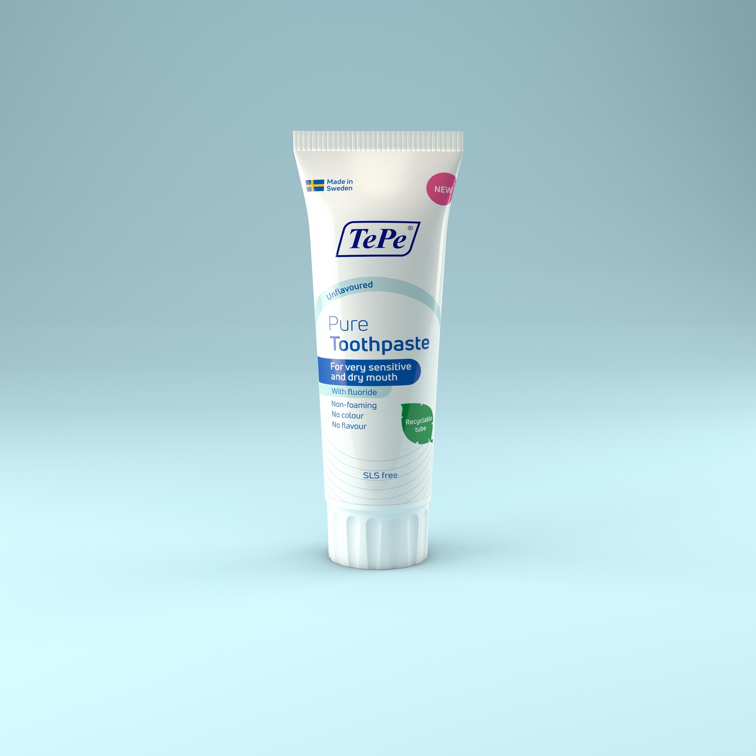 TEPE TANDPASTA PURE UNFLAVOURED
