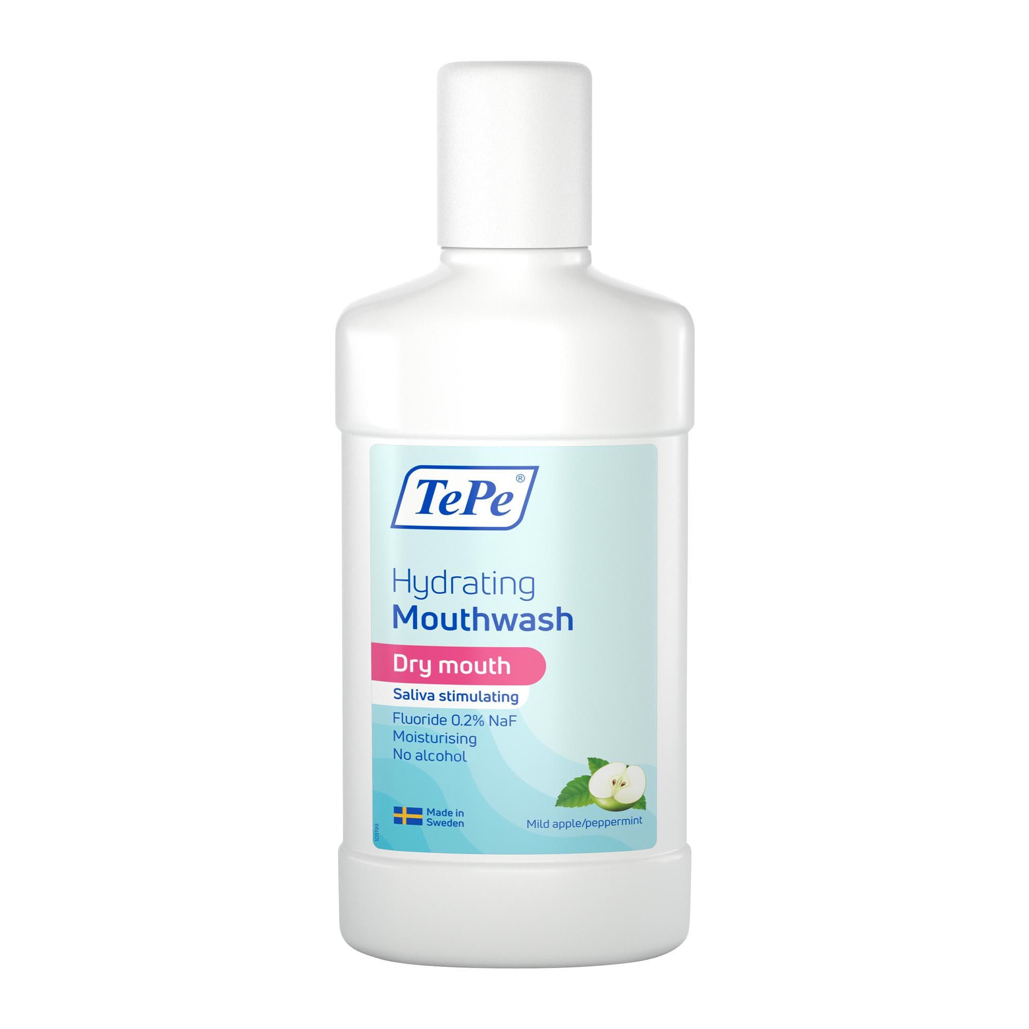 TEPE HYDRATERENDE MONDSPOELING VOOR DROGE MOND APPLE/PEPPERMINT