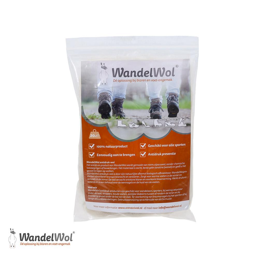 WANDELWOL ANTIDRUK-WOL ALPACA LANOLINE VRIJ