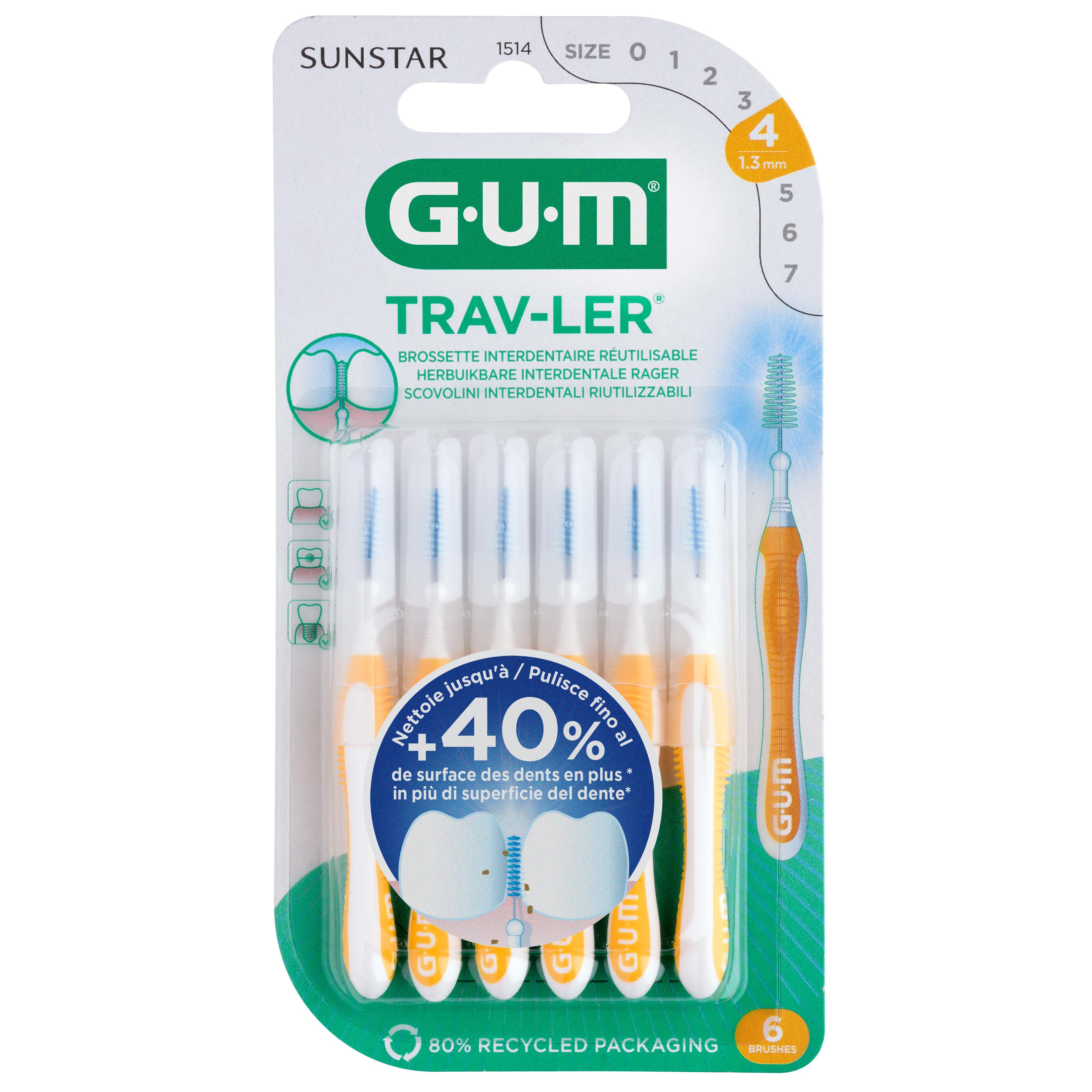 GUM RAGERS TRAV-LER GEEL 1.3MM 1514