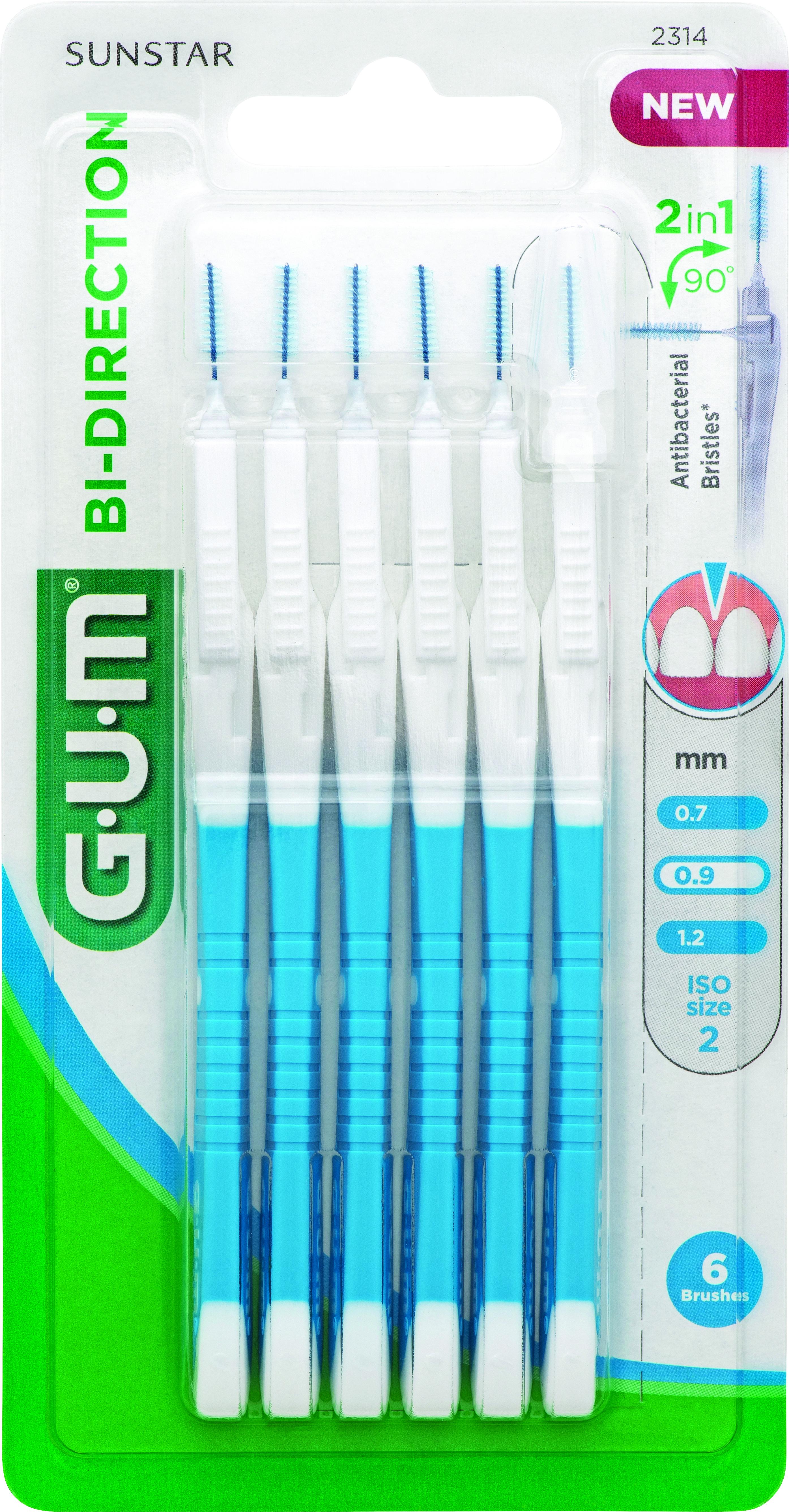 GUM RAGERS BI-DIRECTION BLAUW 0,9MM 2314