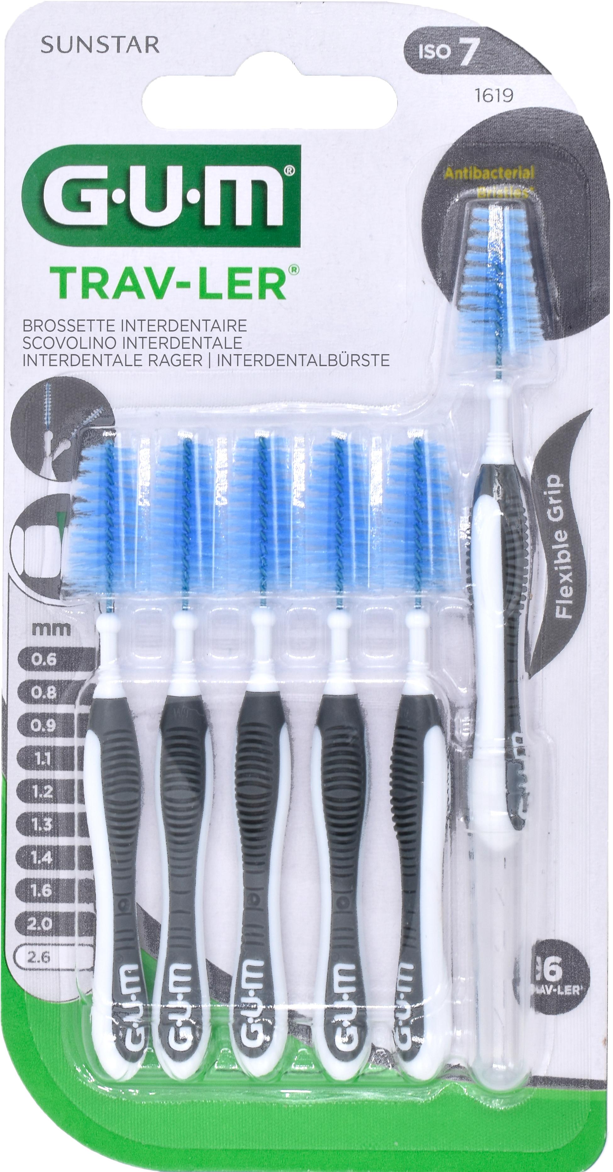 GUM RAGERS TRAV-LER ZWART 2.6MM 1619