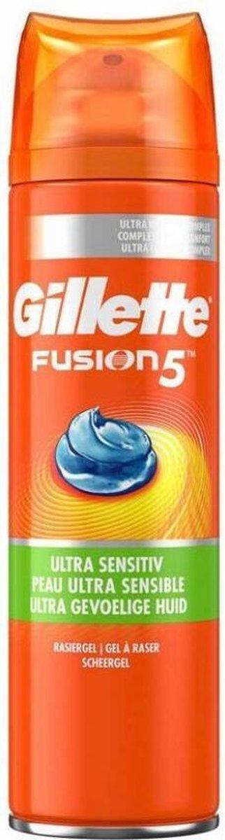 GILLETTE SCHEERGEL FUSION-5 ULTRA SENSITIVE